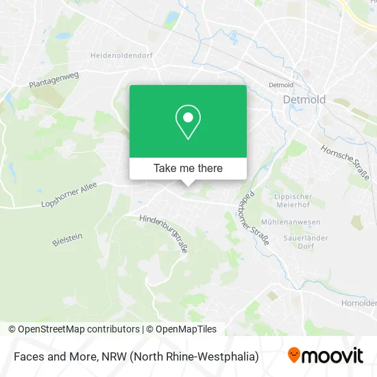 Карта Faces and More