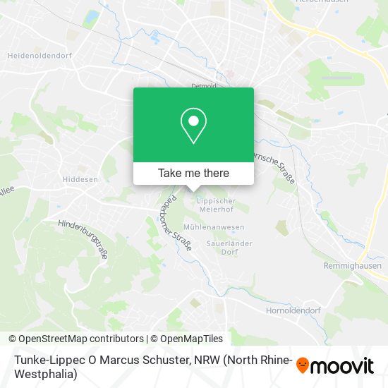 Tunke-Lippec O Marcus Schuster map