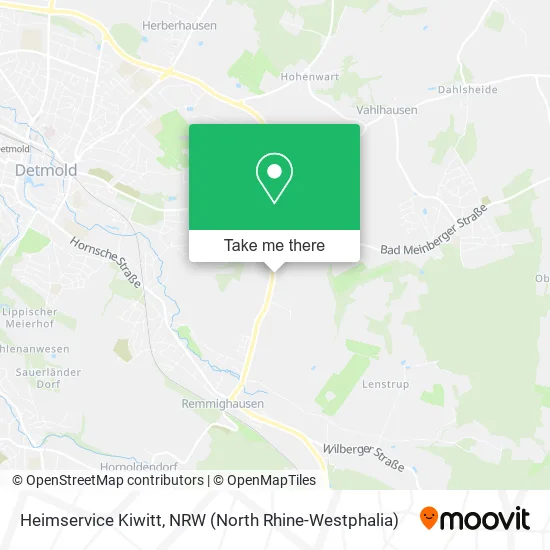 Heimservice Kiwitt map