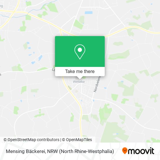 Mensing Bäckerei map