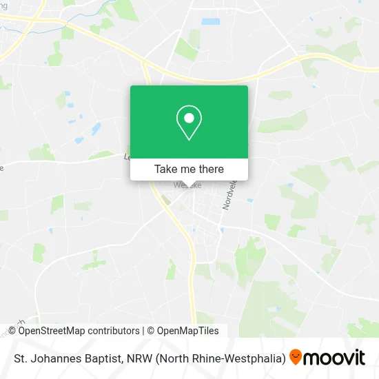 St. Johannes Baptist map