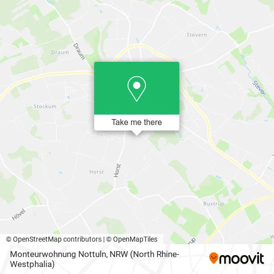 Карта Monteurwohnung Nottuln