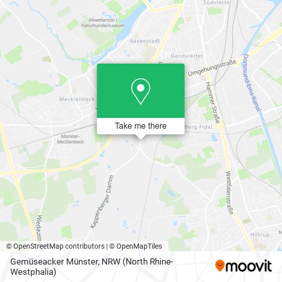 Gemüseacker Münster map