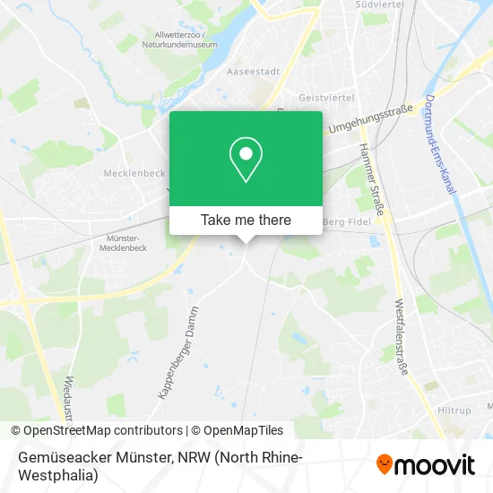 Карта Gemüseacker Münster
