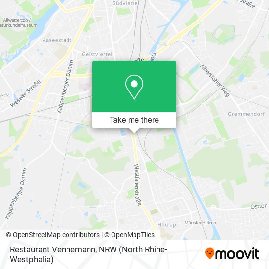 Карта Restaurant Vennemann