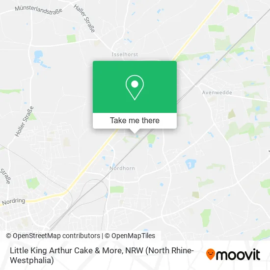 Little King Arthur Cake & More map