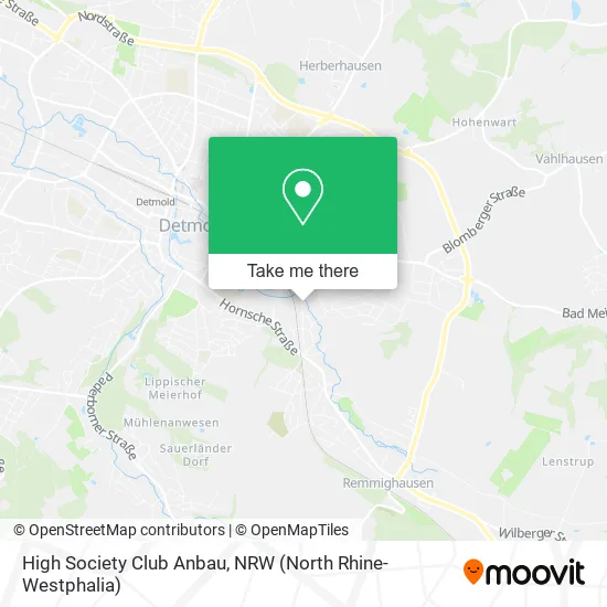 High Society Club Anbau map