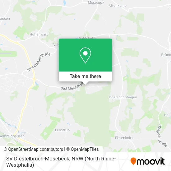 SV Diestelbruch-Mosebeck map