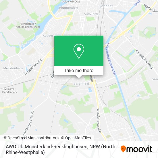 AWO Ub Münsterland-Recklinghausen map