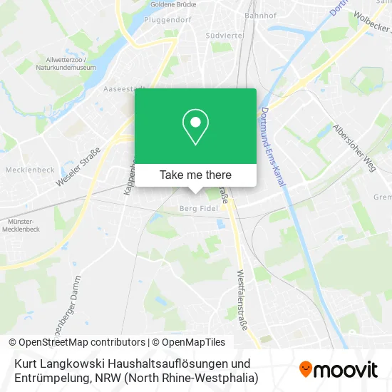 Карта Kurt Langkowski Haushaltsauflösungen und Entrümpelung