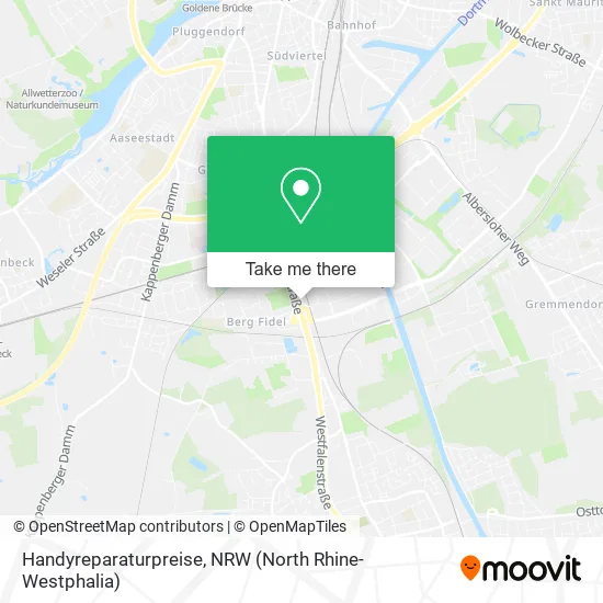 Handyreparaturpreise map