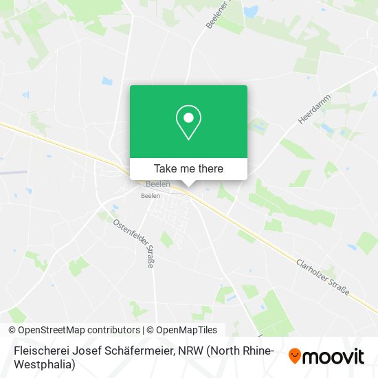 Fleischerei Josef Schäfermeier map