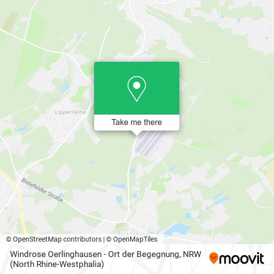 Windrose Oerlinghausen - Ort der Begegnung map