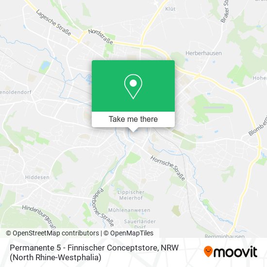 Permanente 5 - Finnischer Conceptstore map