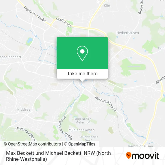 Max Beckett und Michael Beckett map