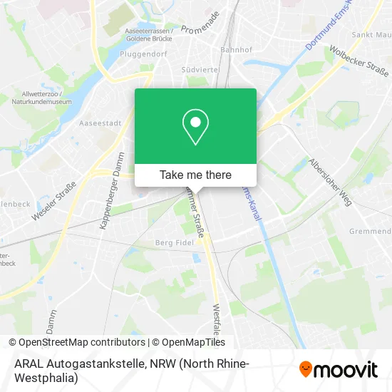 Карта ARAL Autogastankstelle