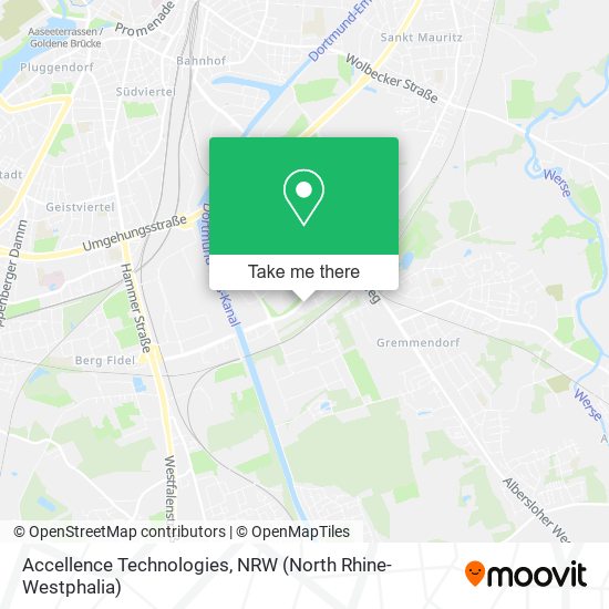 Accellence Technologies map