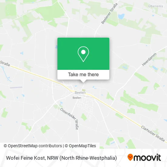 Wofei Feine Kost map