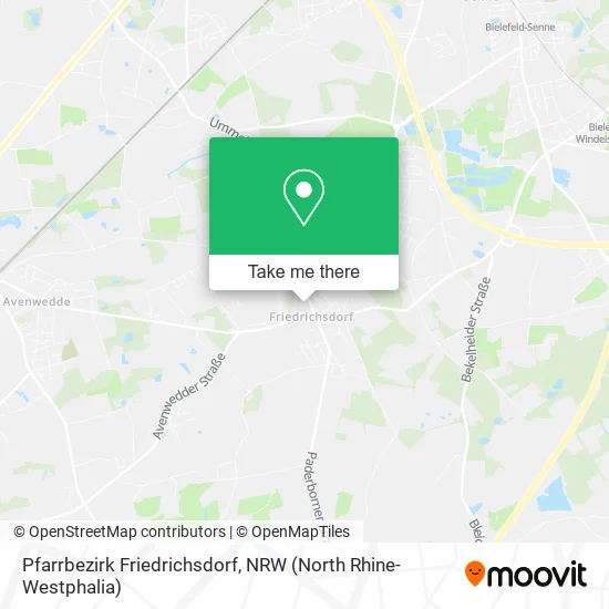 Pfarrbezirk Friedrichsdorf map