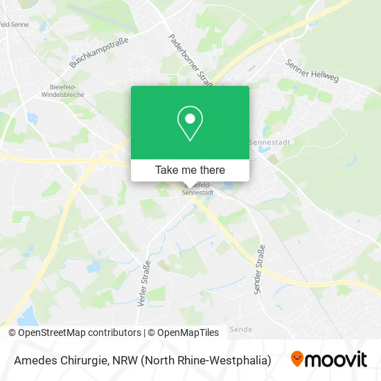 Amedes Chirurgie map