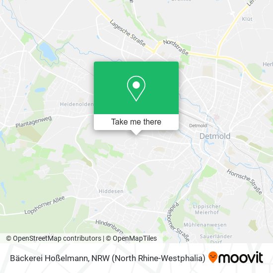 Bäckerei Hoßelmann map