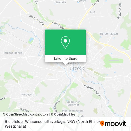 Bielefelder Wissenschaftsverlags map