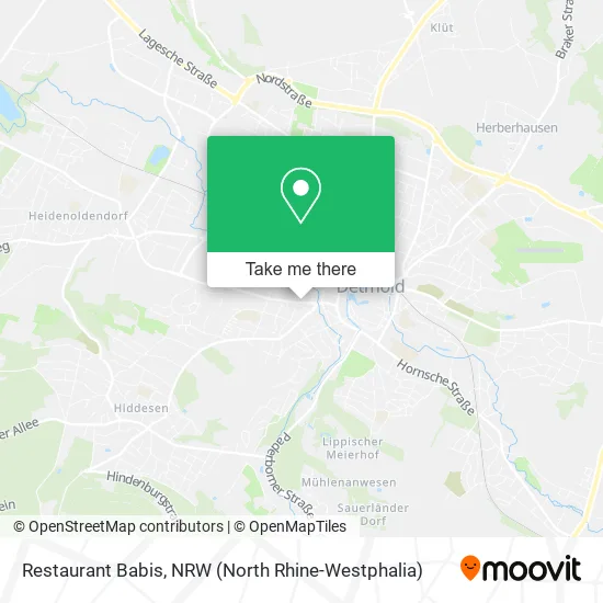 Карта Restaurant Babis