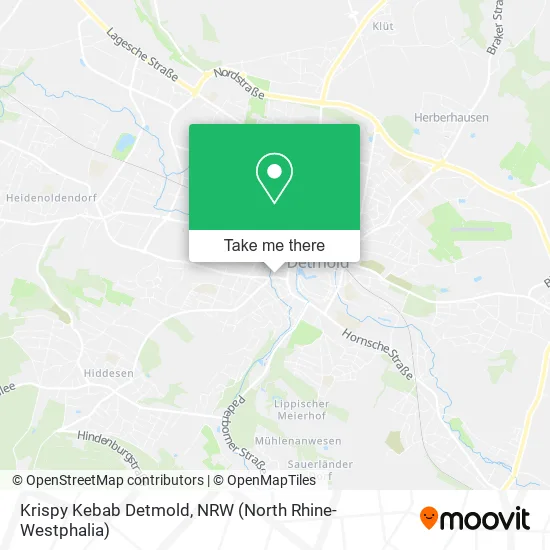 Карта Krispy Kebab Detmold