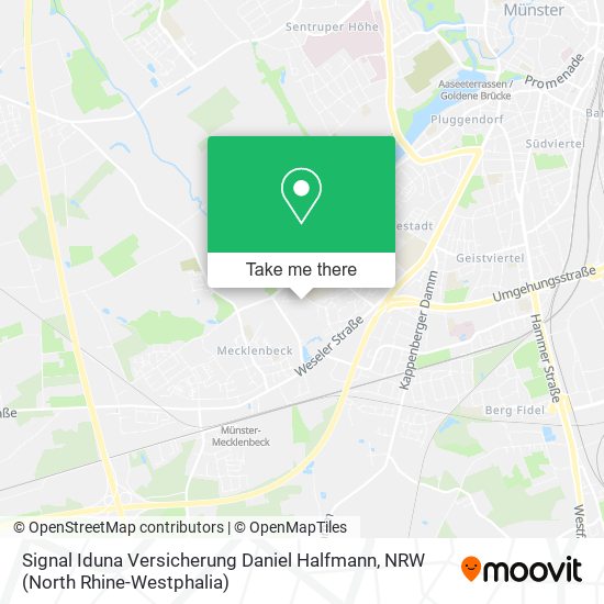 Карта Signal Iduna Versicherung Daniel Halfmann