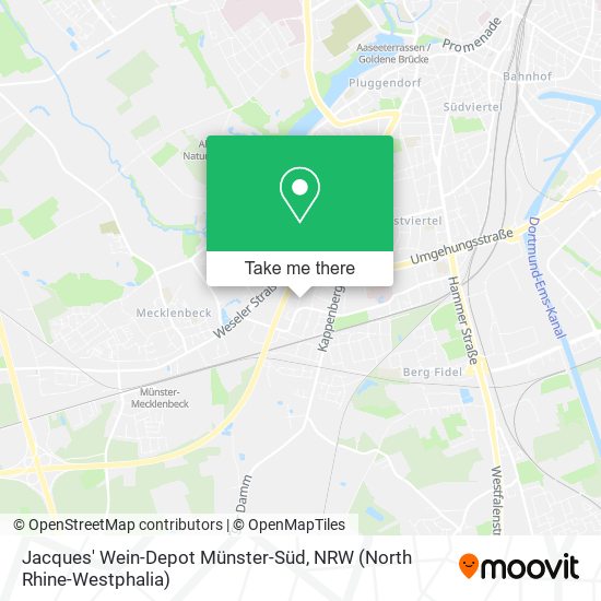 Jacques' Wein-Depot Münster-Süd map
