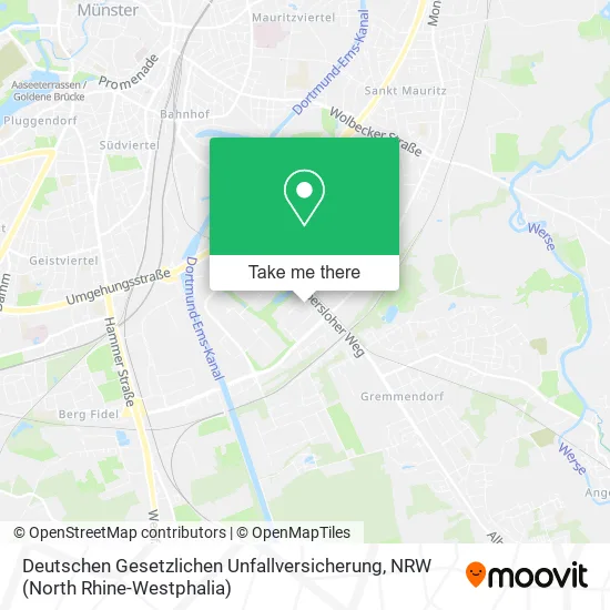 Deutschen Gesetzlichen Unfallversicherung map
