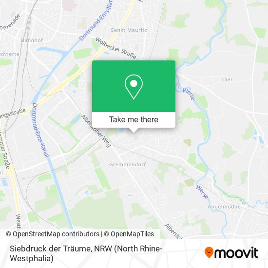 Siebdruck der Träume map