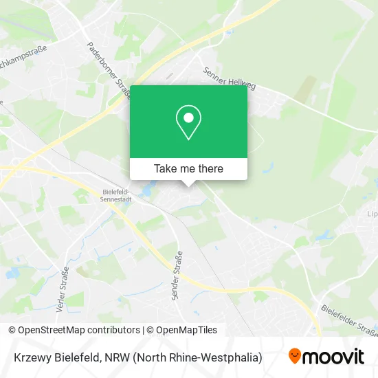 Карта Krzewy Bielefeld