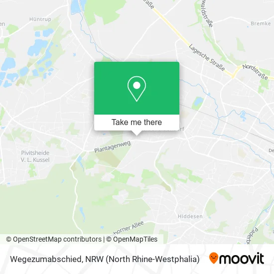 Карта Wegezumabschied