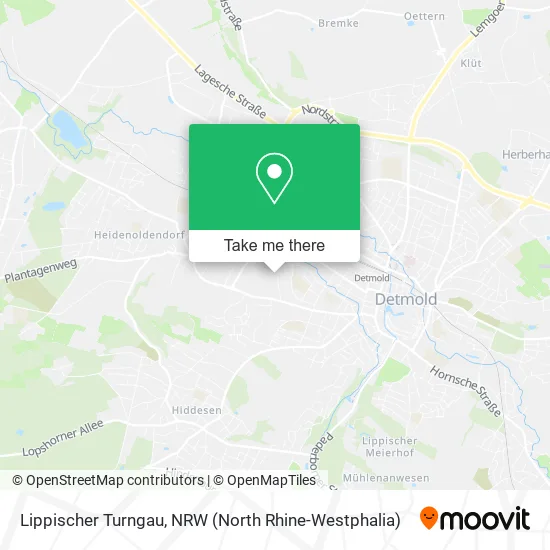 Карта Lippischer Turngau