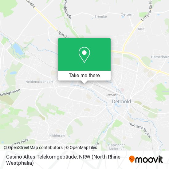 Casino Altes Telekomgebäude map