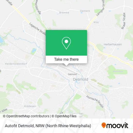 Карта Autofit Detmold