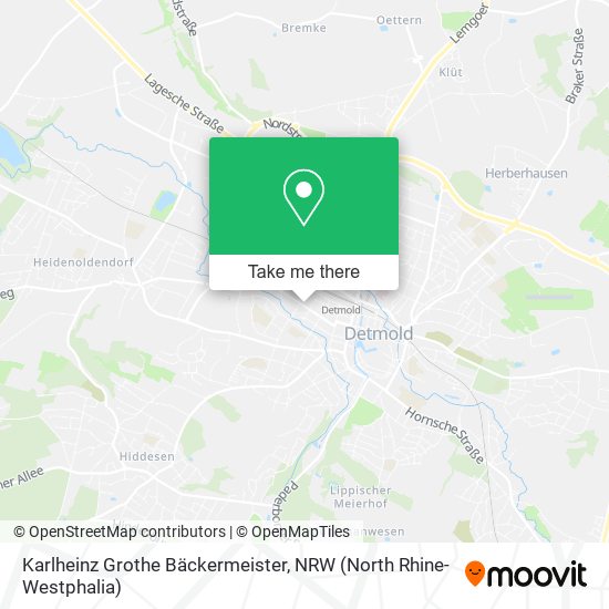 Karlheinz Grothe Bäckermeister map