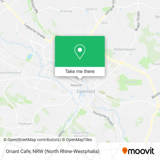 Oriant Cafe map