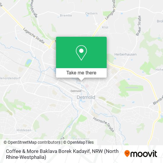 Coffee & More Baklava Borek Kadayif map