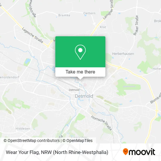 Wear Your Flag map