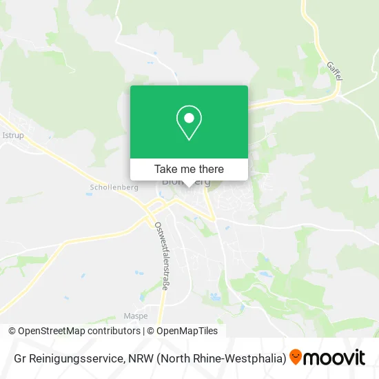 Gr Reinigungsservice map