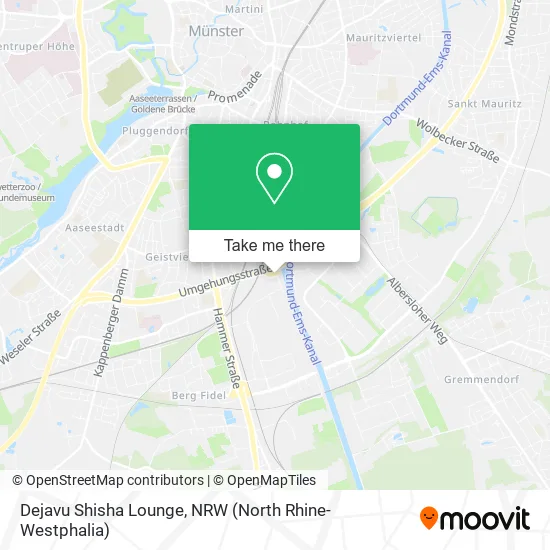Dejavu Shisha Lounge map