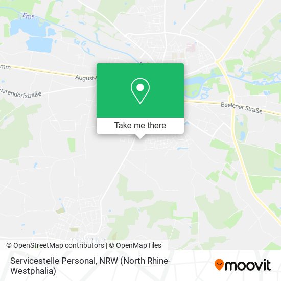 Servicestelle Personal map