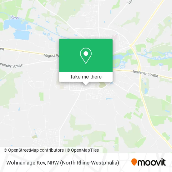 Карта Wohnanlage Kcv