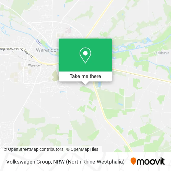 Карта Volkswagen Group