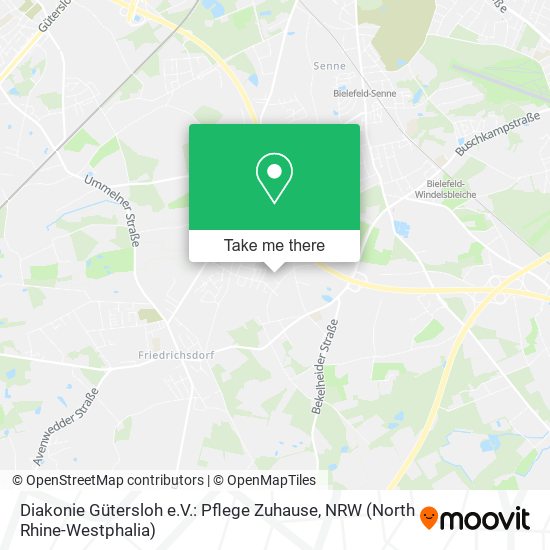 Diakonie Gütersloh e.V.: Pflege Zuhause map