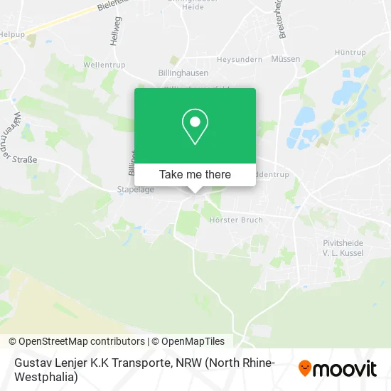 Карта Gustav Lenjer K.K Transporte