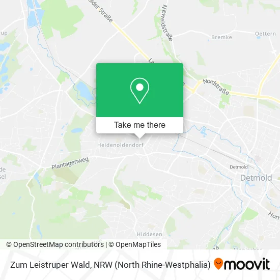 Карта Zum Leistruper Wald