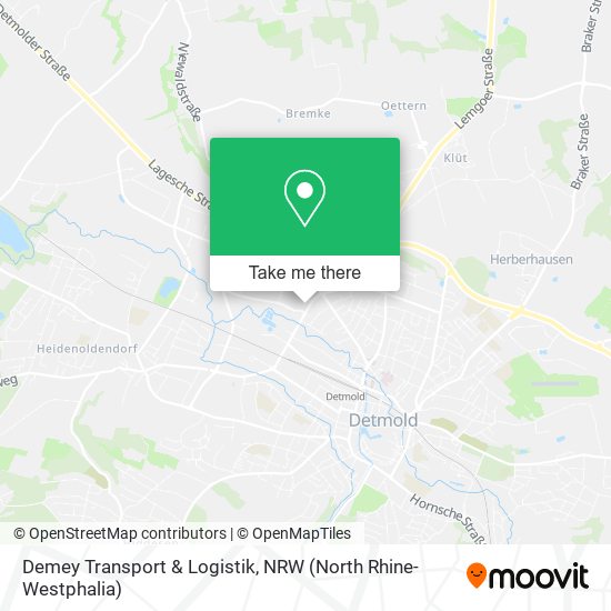 Карта Demey Transport & Logistik